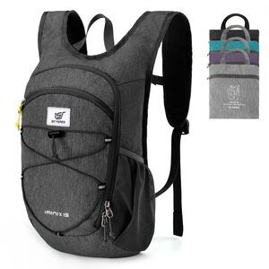 15L Foldable Hiking Backpack Lightweight Packable Travel Daypack with